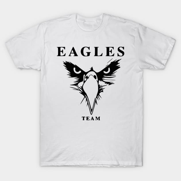 Eagle head face T-Shirt by Rogamshop